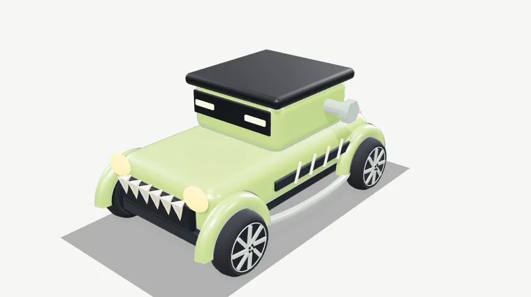 Monster Mash, the actual monster mobile model