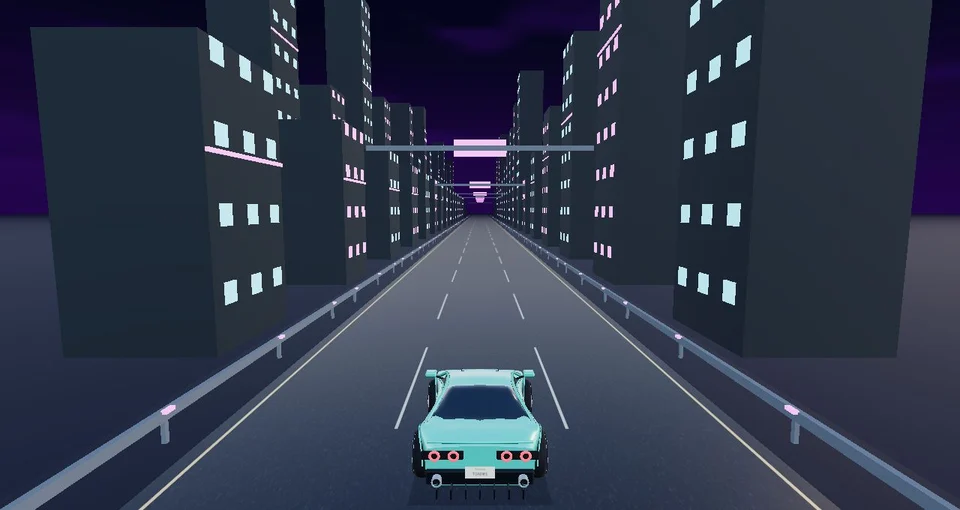 Actual Neon District game environment