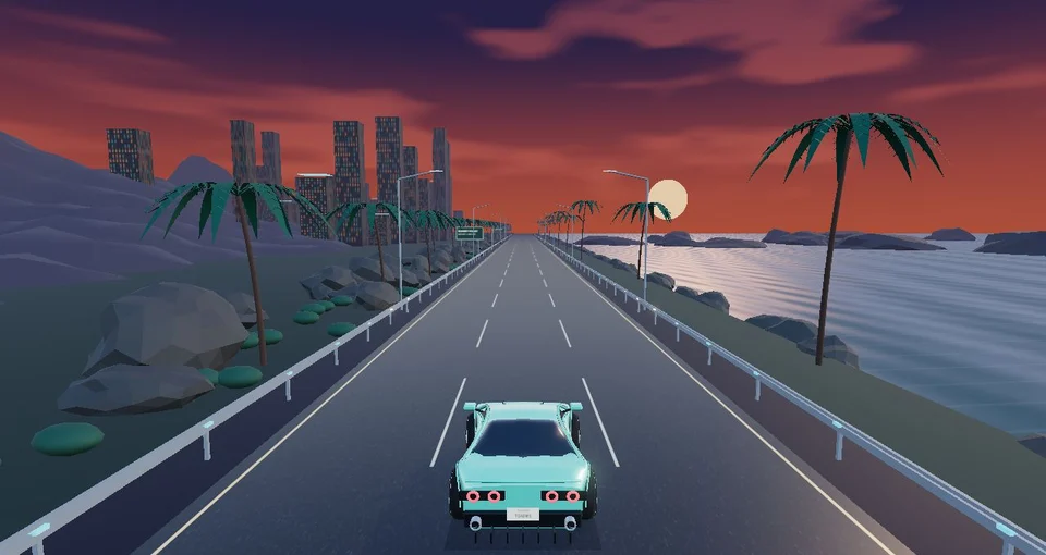 Actual Sunset Coast game environment