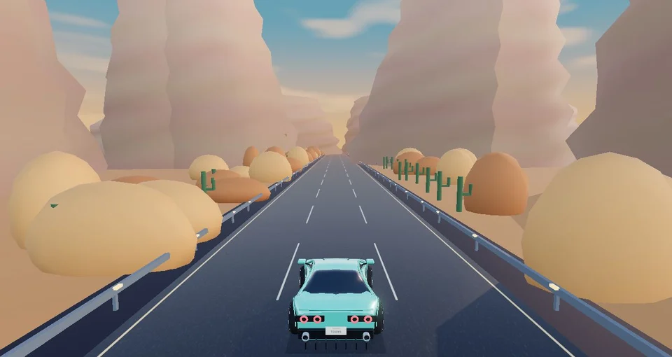 Actual Redline Canyon game environment